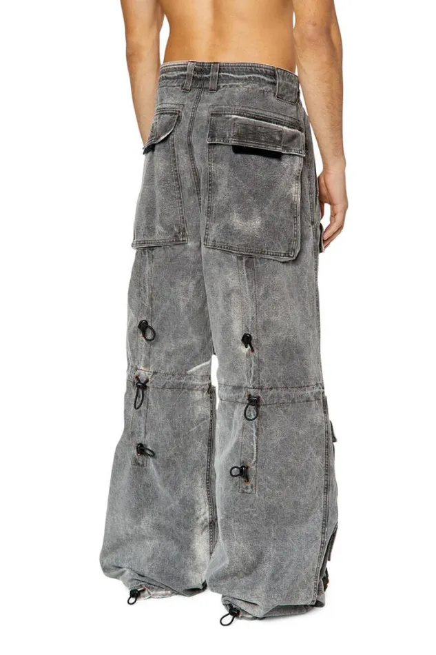 Men POnlypocket Dark Grey Diesel Trousers And Shorts Men POnlypocket Dark Grey Diesel Trousers And Shorts