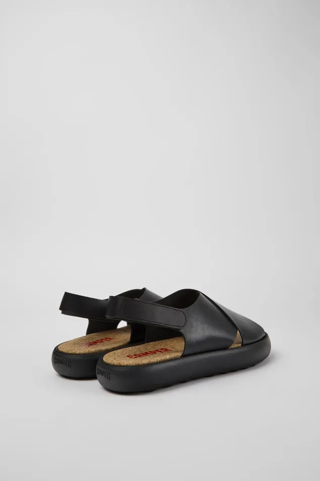 Men Pelotas Flota Black Leather Sandals Camper Sandals Men Pelotas Flota Black Leather Sandals Camper Sandals