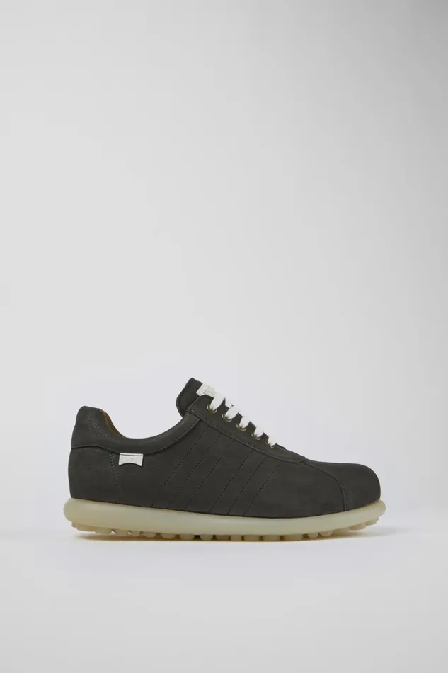Men Pelotas Gray Nubuck Oxford Sneaker Camper Casual Shoes