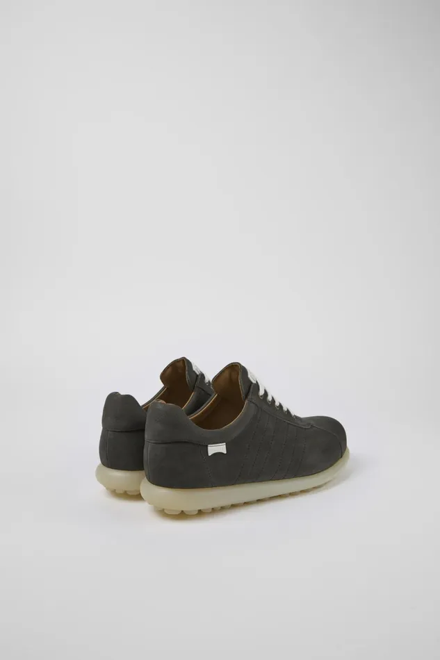 Men Pelotas Gray Nubuck Oxford Sneaker Camper Casual Shoes
