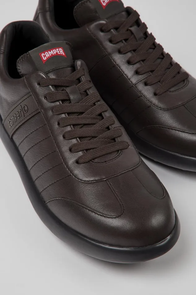 Men Pelotas XLite Brown Leather Sneakers Camper Sneakers