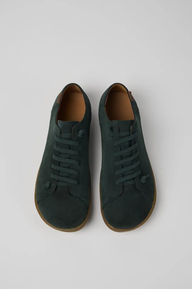 Men Peu Green Nubuck Shoes Camper Casual Shoes Men Peu Green Nubuck Shoes Camper Casual Shoes
