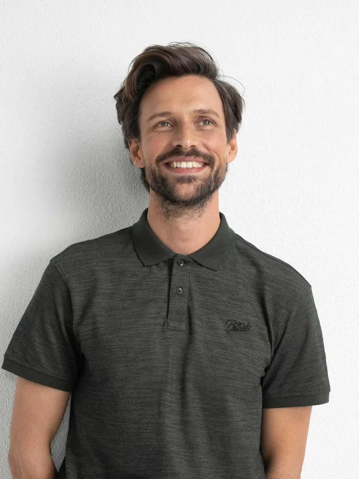 Men Polo Shirts Petrol Industries Classic Polo Shirt Dusty Army