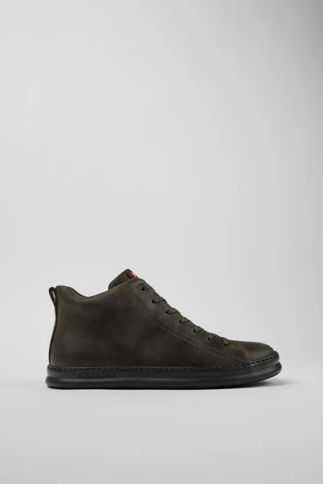 Men Runner Green Nubuck Ankle Boots Camper Ankle Boots Men Runner Green Nubuck Ankle Boots Camper Ankle Boots