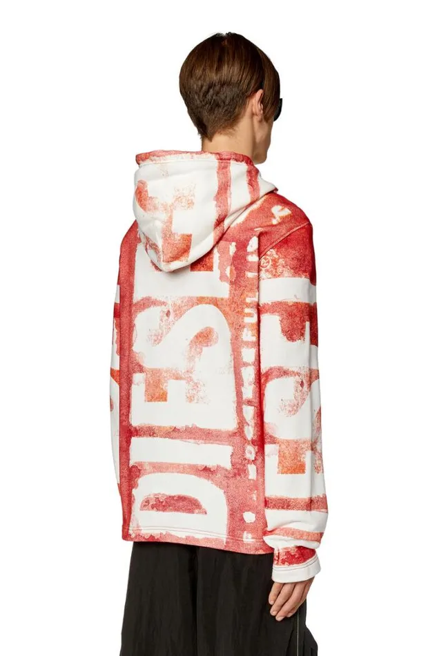 Men SGinyHood Red Diesel Sweaters Men SGinyHood Red Diesel Sweaters