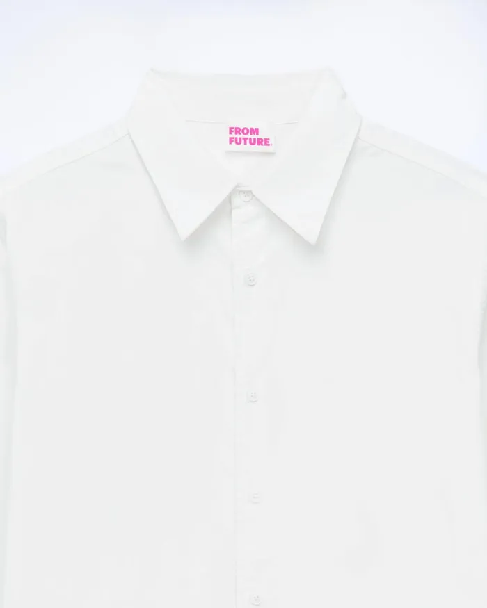 Men Shirts and TShirts From Future Long Sleeve Shirt White