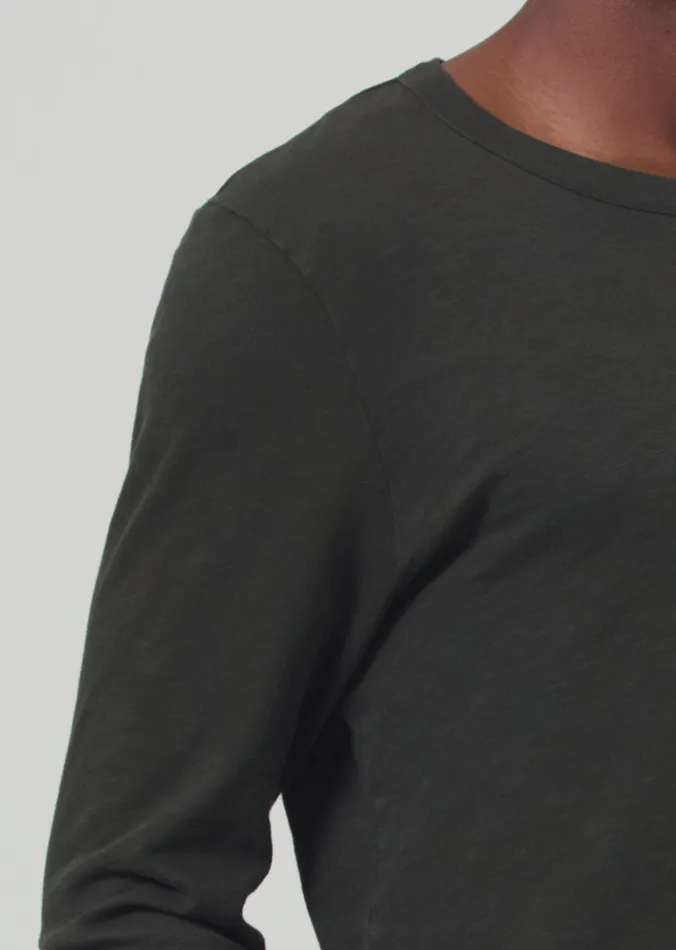 Men Shirts Citizens Of Humanity Olympus Crewneck In Field