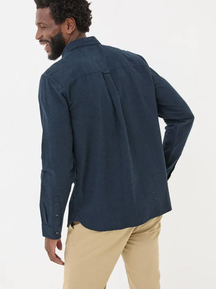 Men Shirts Fat Face Blue Navy Long Sleeve Oxlow Plain 100 Cotton Shirt Men Shirts Fat Face Blue Navy Long Sleeve Oxlow Plain 100 Cotton Shirt