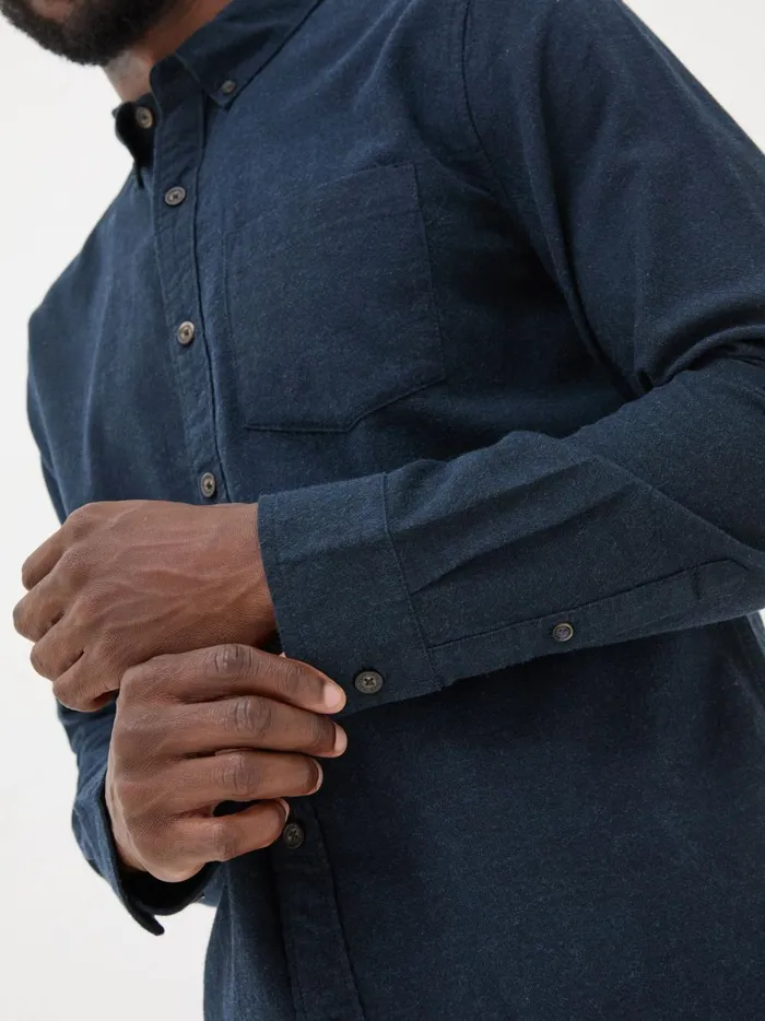 Men Shirts Fat Face Blue Navy Long Sleeve Oxlow Plain 100 Cotton Shirt Men Shirts Fat Face Blue Navy Long Sleeve Oxlow Plain 100 Cotton Shirt