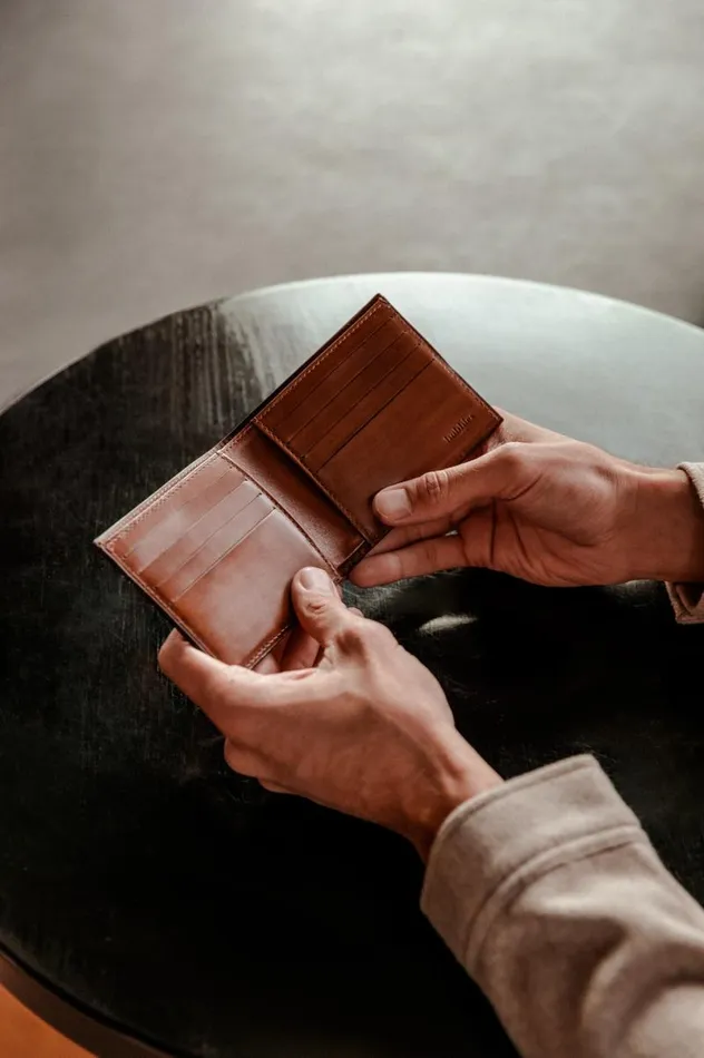Men Small Leather Goods Bobbies Jersey Cognac Patina Men Small Leather Goods Bobbies Jersey Cognac Patina
