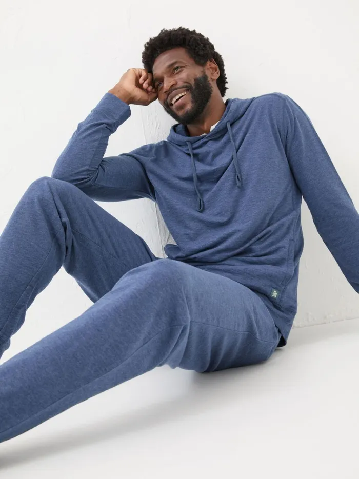 Men Sweatshirts and Hoodies Fat Face Blue Lounge Hoodie Men Sweatshirts and Hoodies Fat Face Blue Lounge Hoodie