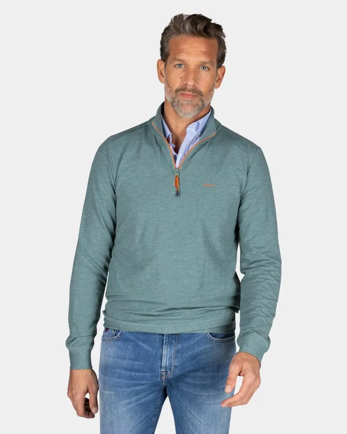 Men Sweatshirts NZA New Zealand Auckland Light Green HalfZip Sweater 8211 Pebble Green Men Sweatshirts NZA New Zealand Auckland Light Green HalfZip Sweater 8211 Pebble Green