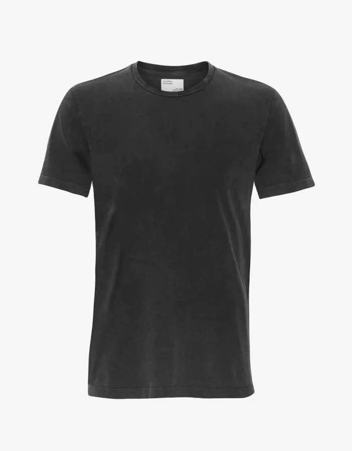 Men TShirts Colorful Standard Classic Organic Tee Faded Black