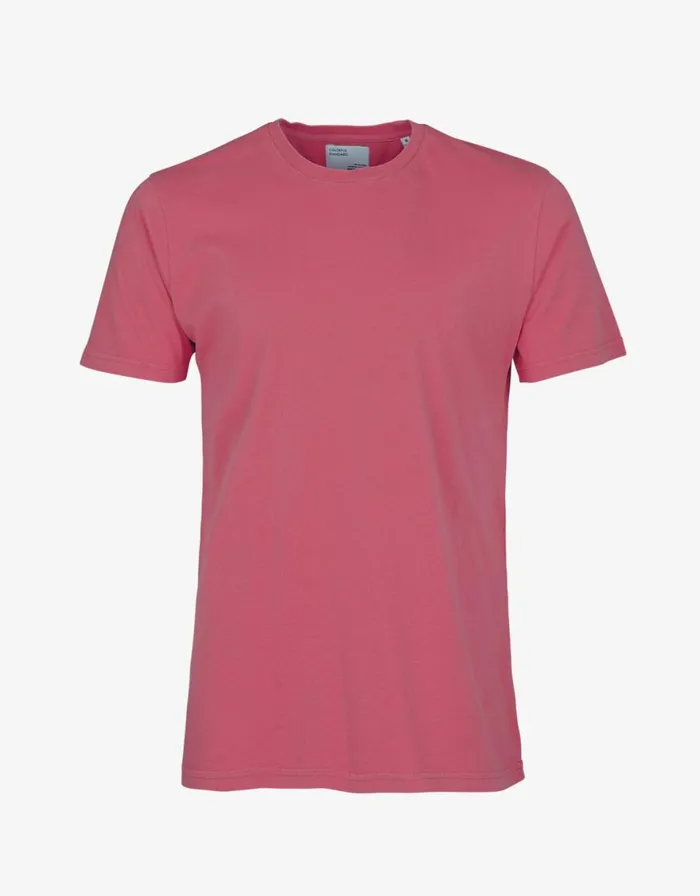 Men TShirts Colorful Standard Classic Organic Tee Raspberry Pink