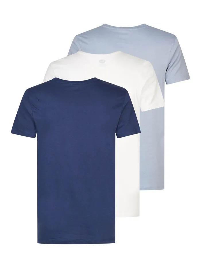Men TShirts Petrol Industries 3 Pack TShirts Parrotwhitepetrol