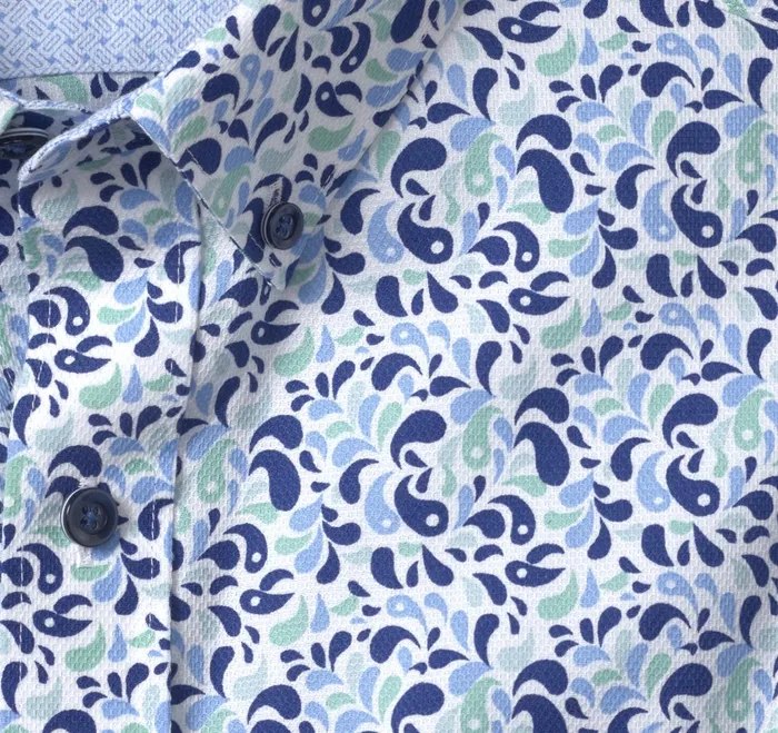 Men Textured Cotton ShortSleeve Shirt Mint Droplet JohnstonandMurphy ShortSleeve Shirts Men Textured Cotton ShortSleeve Shirt Mint Droplet JohnstonandMurphy ShortSleeve Shirts