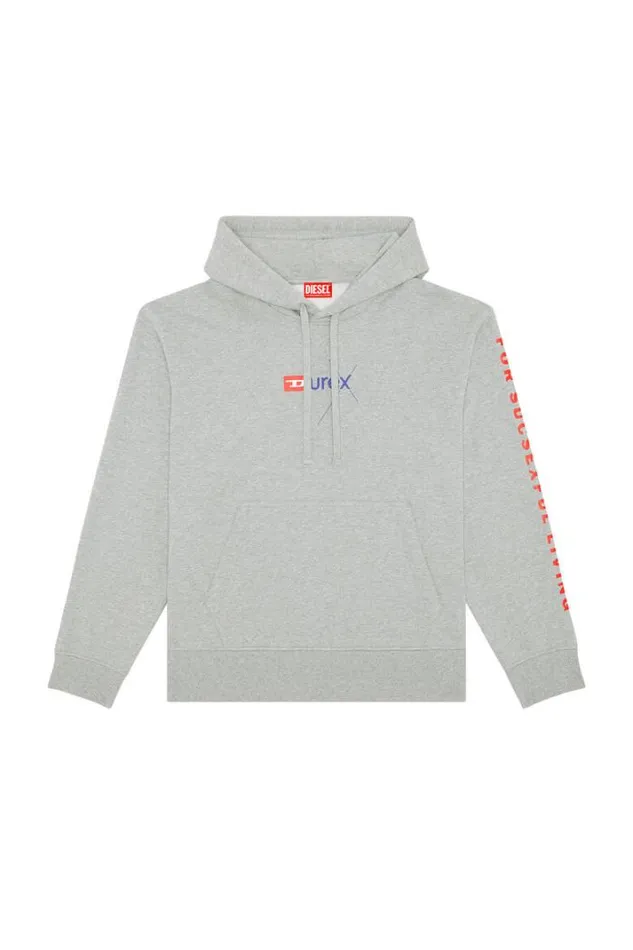 MenWomen DxSMacsHood Grey Diesel Sweaters MenWomen DxSMacsHood Grey Diesel Sweaters