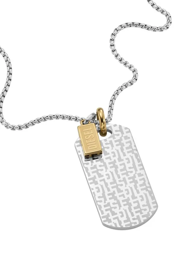 MenWomen Dx1431 Silver Diesel Jewelry