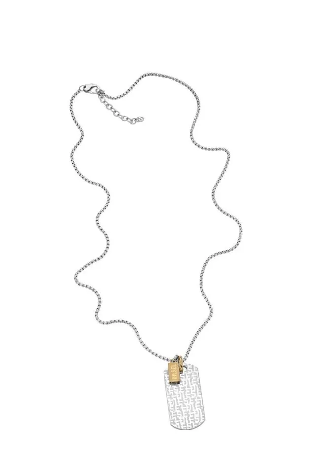 MenWomen Dx1431 Silver Diesel Jewelry MenWomen Dx1431 Silver Diesel Jewelry