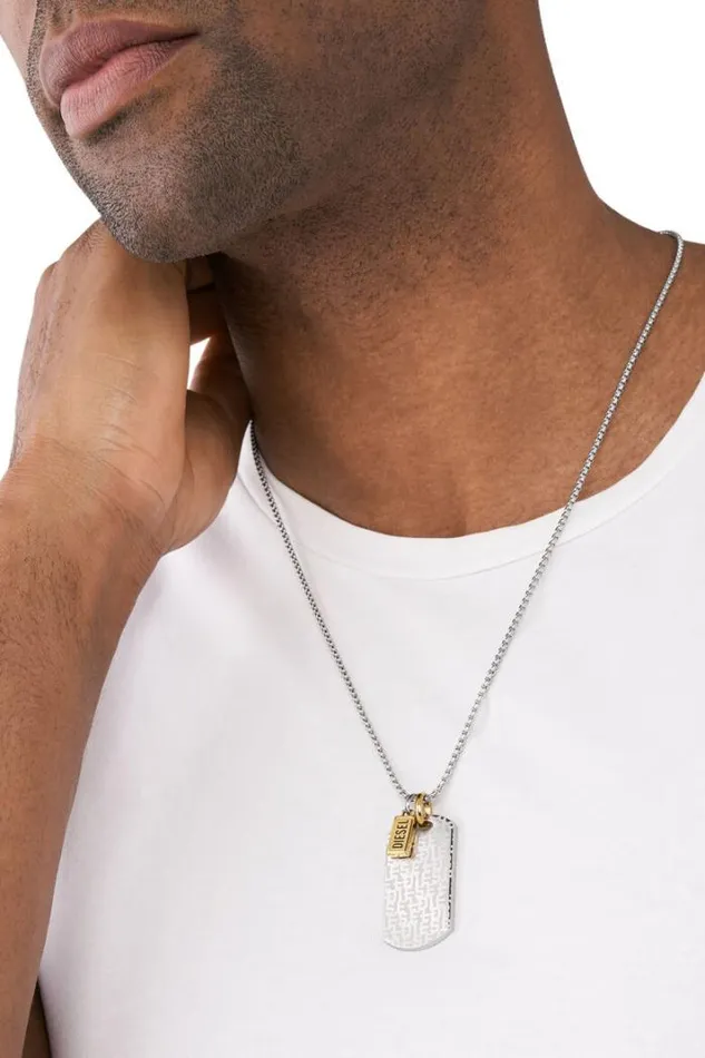 MenWomen Dx1431 Silver Diesel Jewelry MenWomen Dx1431 Silver Diesel Jewelry