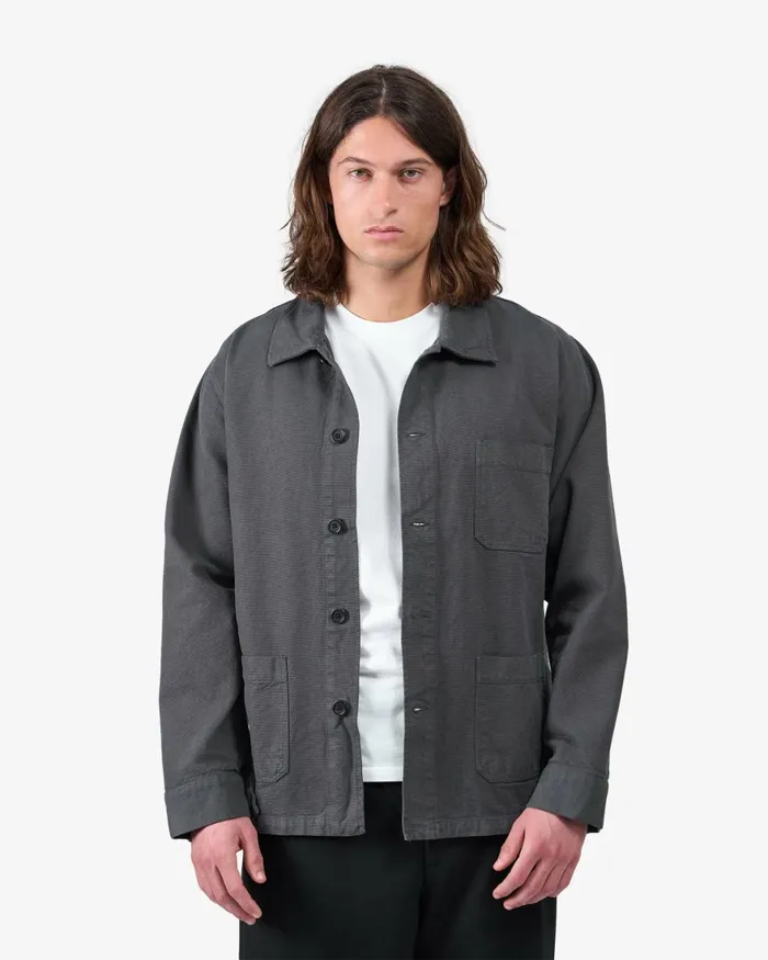 Men Workwear Jackets Colorful Standard Organic Workwear Jacket Pacific Blue