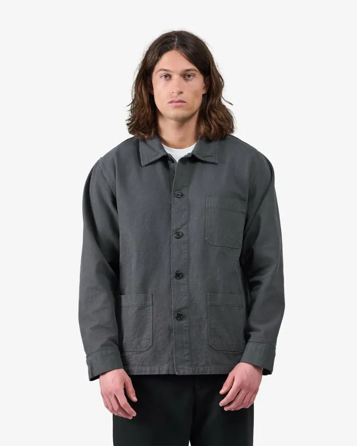 Men Workwear Jackets Colorful Standard Organic Workwear Jacket Pacific Blue