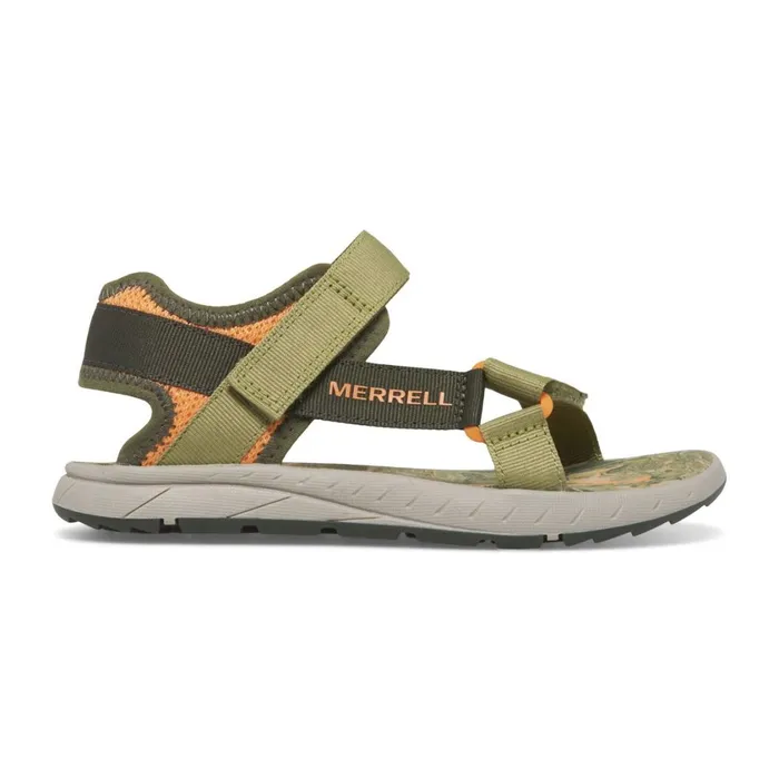 Merrell Sandals Kids Big Kahuna Web Sandal 20 Oliveorange