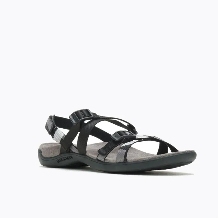 Merrell Sandals Women District 3 Backstrap Web Black