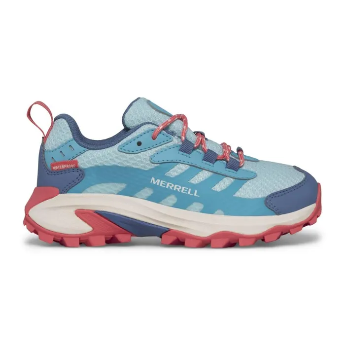 Merrell Sneakers Kids Big Moab Speed 2 Low Waterproof Turquoisecoral