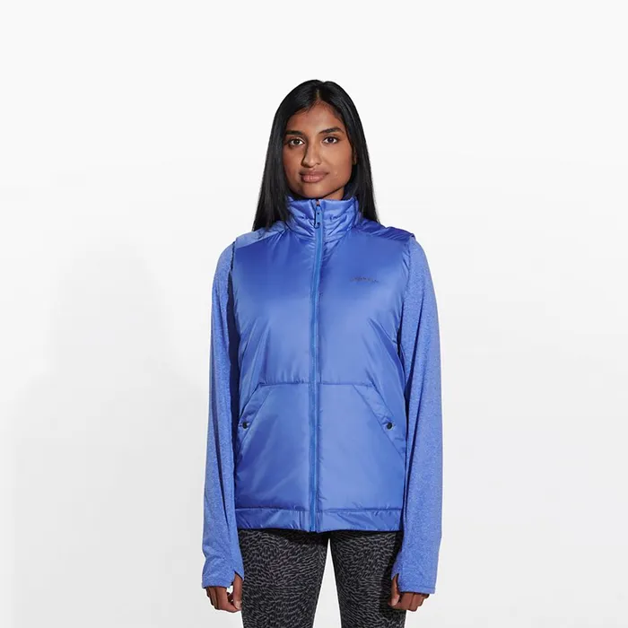 Merrell Tops Women Geotex Insulated Vest Baja Blue