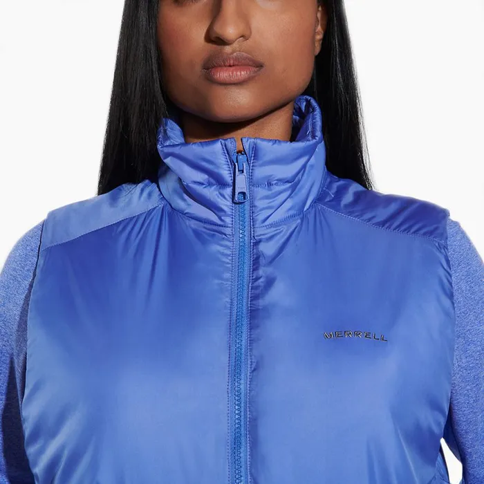 Merrell Tops Women Geotex Insulated Vest Baja Blue