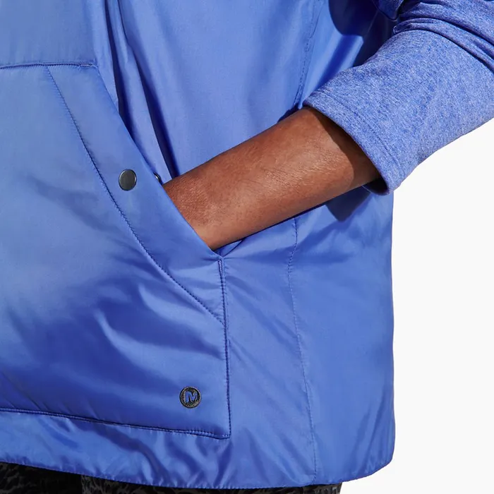 Merrell Tops Women Geotex Insulated Vest Baja Blue