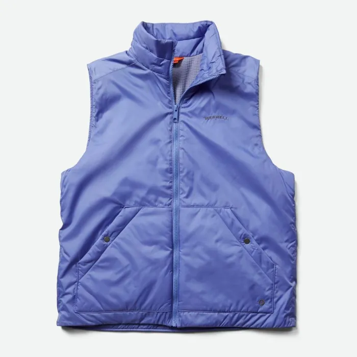 Merrell Tops Women Geotex Insulated Vest Baja Blue