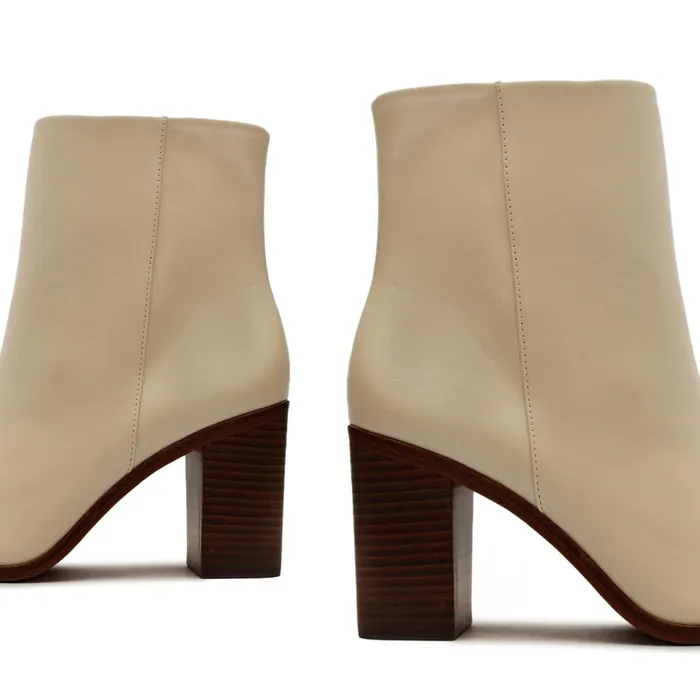 Mikki Block Bootie Oyster Women Schutz Shoes Mikki Boots Mikki Block Bootie Oyster Women Schutz Shoes Mikki Boots