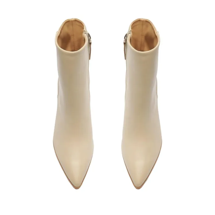 Mikki Block Bootie Oyster Women Schutz Shoes Mikki Boots Mikki Block Bootie Oyster Women Schutz Shoes Mikki Boots