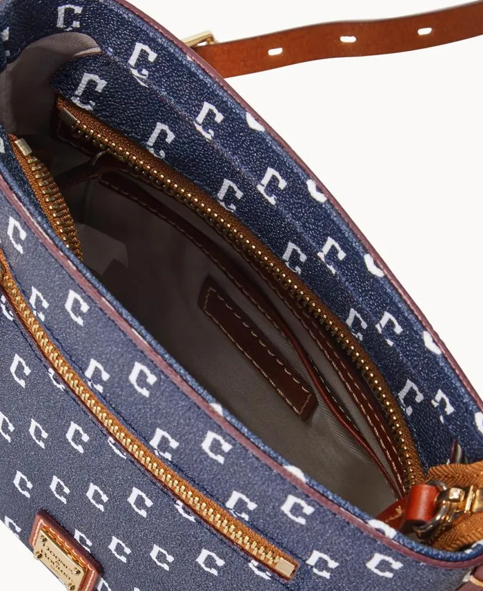 MLB Guardians Small Zip Crossbody Guardians Woman Dooney and Bourke Crossbodies MLB Guardians Small Zip Crossbody Guardians Woman Dooney and Bourke Crossbodies