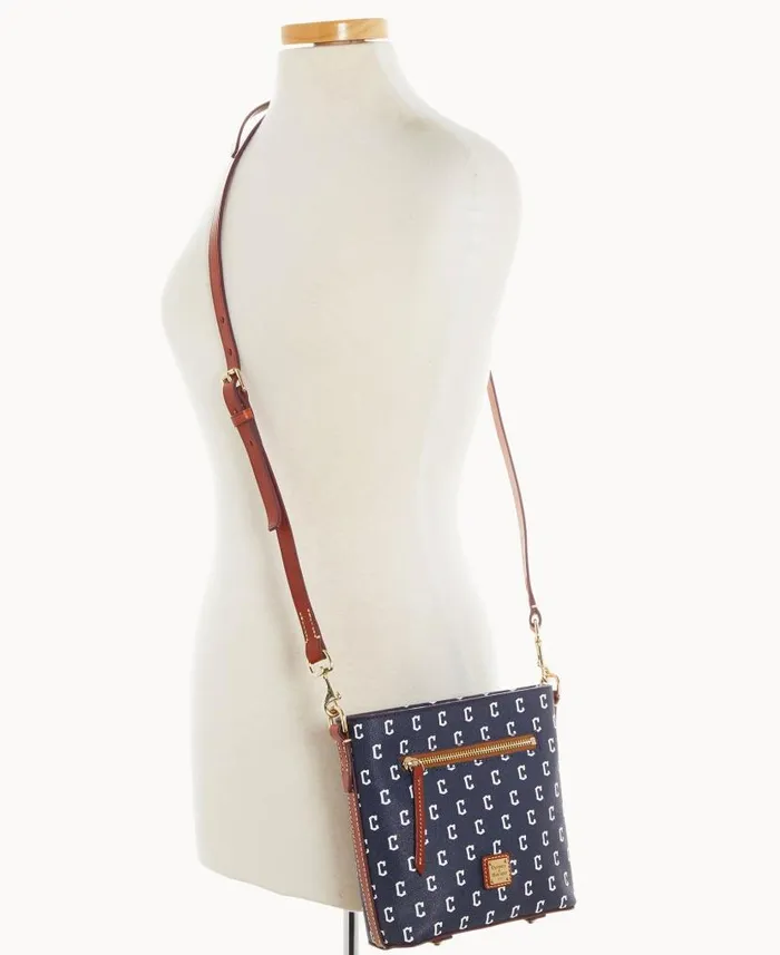 MLB Guardians Small Zip Crossbody Guardians Woman Dooney and Bourke Crossbodies MLB Guardians Small Zip Crossbody Guardians Woman Dooney and Bourke Crossbodies