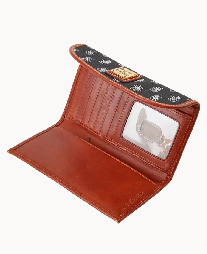 MLB Mariners Continental Clutch Mariners ManWoman Dooney and Bourke Wallets MLB Mariners Continental Clutch Mariners ManWoman Dooney and Bourke Wallets