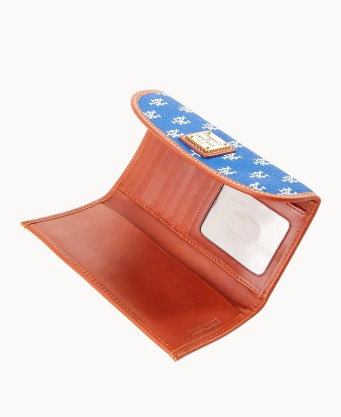 MLB Mets Continental Clutch Mets ManWoman Dooney and Bourke Wallets MLB Mets Continental Clutch Mets ManWoman Dooney and Bourke Wallets