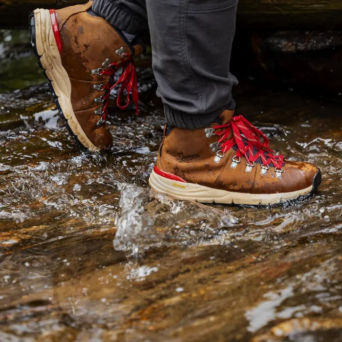 Mountain 600 Leaf GTX Grizzly BrownRhodo Red Men Danner Boots