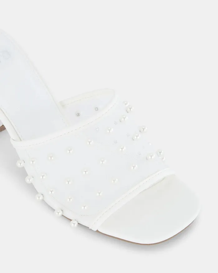 Mules Women NOVO Shoes NADIYA WHITE High Heels
