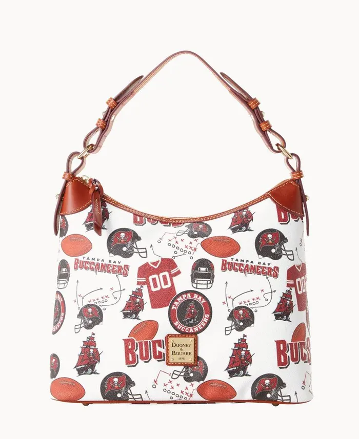 NFL Buccaneers Hobo Buccaneers Woman Dooney and Bourke Shoulder Bags