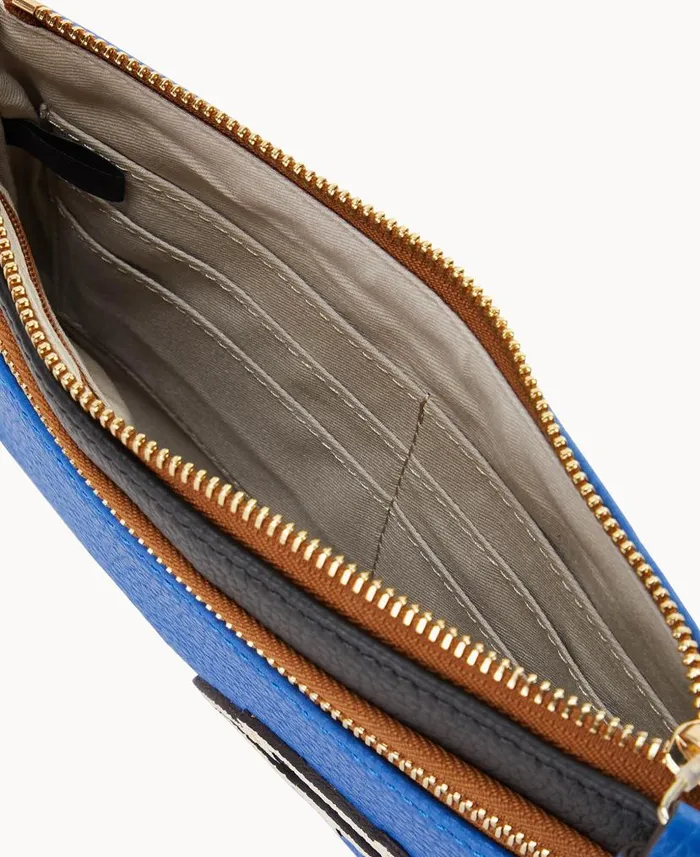 NFL Chargers Double Zip Wristlet Chargers ManWoman Dooney and Bourke Wallets NFL Chargers Double Zip Wristlet Chargers ManWoman Dooney and Bourke Wallets