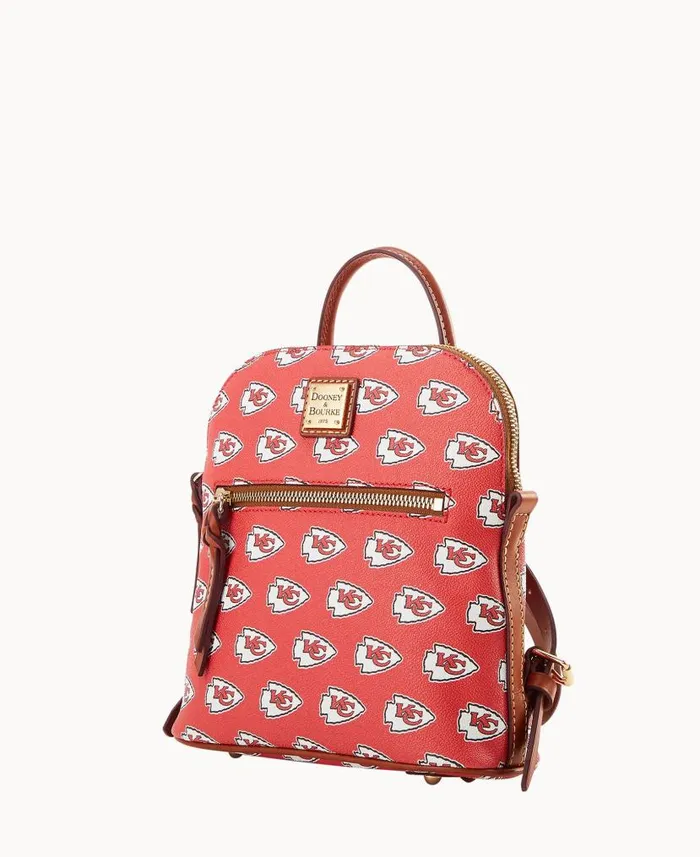 NFL Chiefs Small Backpack Chiefs Woman Dooney and Bourke Backpacks