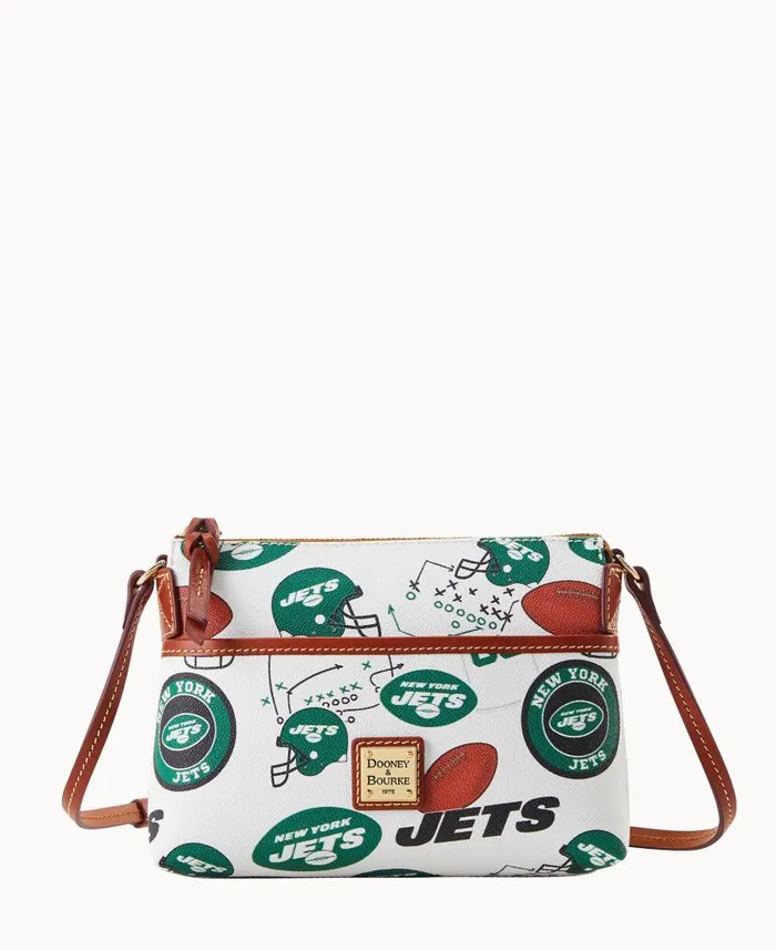 NFL Jets Ginger Crossbody New York Jets Woman Dooney and Bourke Crossbodies