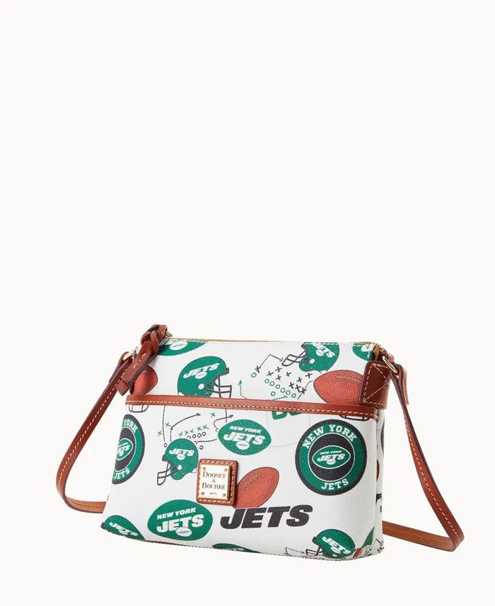 NFL Jets Ginger Crossbody New York Jets Woman Dooney and Bourke Crossbodies NFL Jets Ginger Crossbody New York Jets Woman Dooney and Bourke Crossbodies
