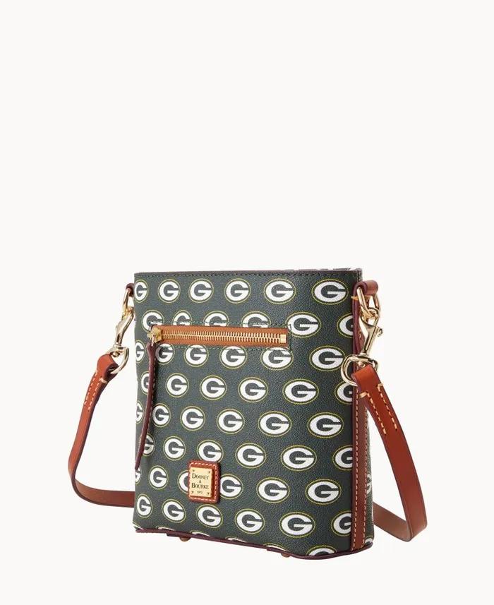 NFL Packers Small Zip Crossbody Packers Woman Dooney and Bourke Crossbodies NFL Packers Small Zip Crossbody Packers Woman Dooney and Bourke Crossbodies