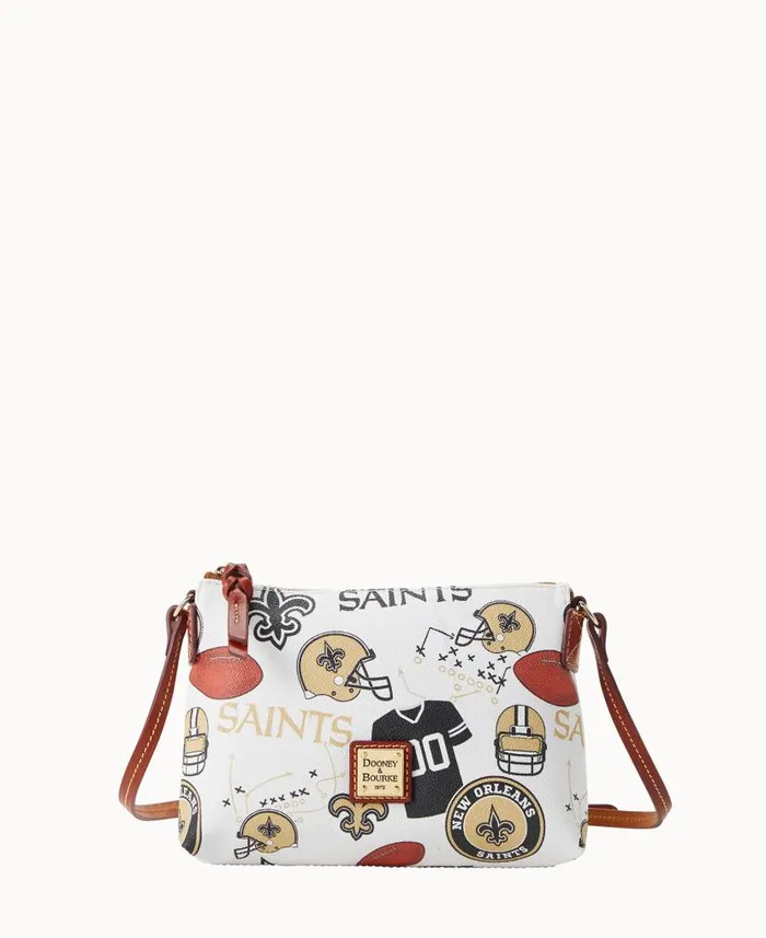 NFL Saints Crossbody Pouchette Saints Woman Dooney and Bourke Crossbodies