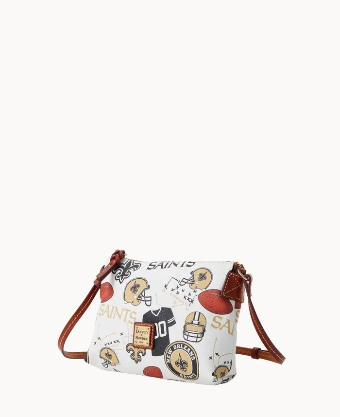 NFL Saints Crossbody Pouchette Saints Woman Dooney and Bourke Crossbodies NFL Saints Crossbody Pouchette Saints Woman Dooney and Bourke Crossbodies
