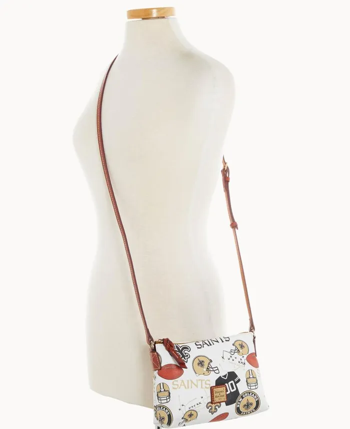 NFL Saints Crossbody Pouchette Saints Woman Dooney and Bourke Crossbodies NFL Saints Crossbody Pouchette Saints Woman Dooney and Bourke Crossbodies